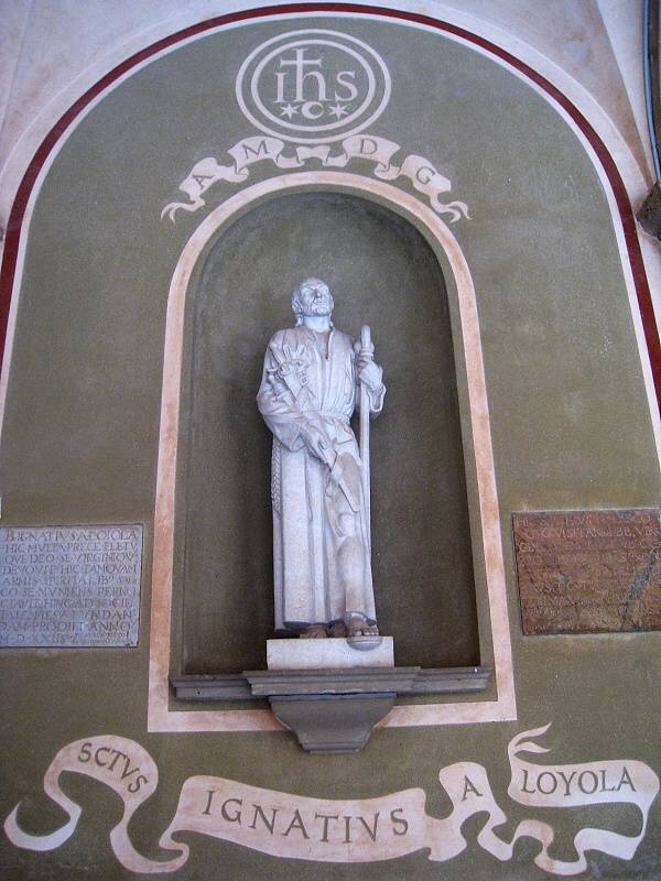 Montserrat Bazilika - sv. Ignc z Loyoly