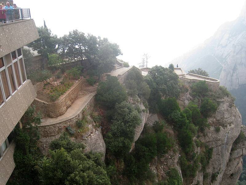 Montserrat - terasy, vyhliadky