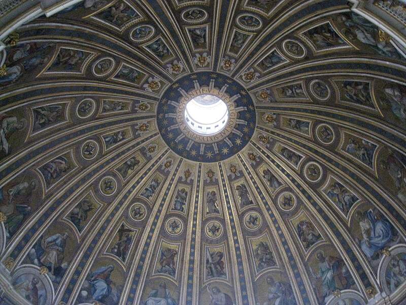 Bazilika sv. Petra - pohad do Michelangelovej kupoly