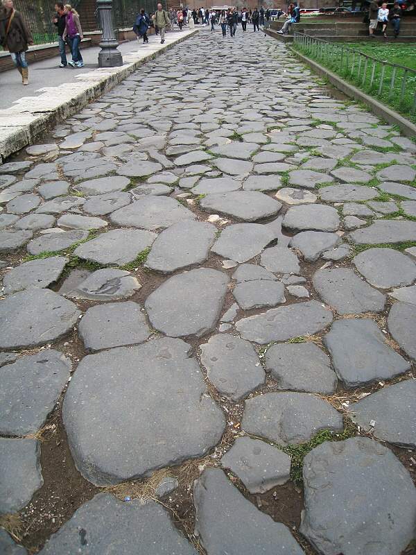 Takto vyzerali star rmske cesty ...