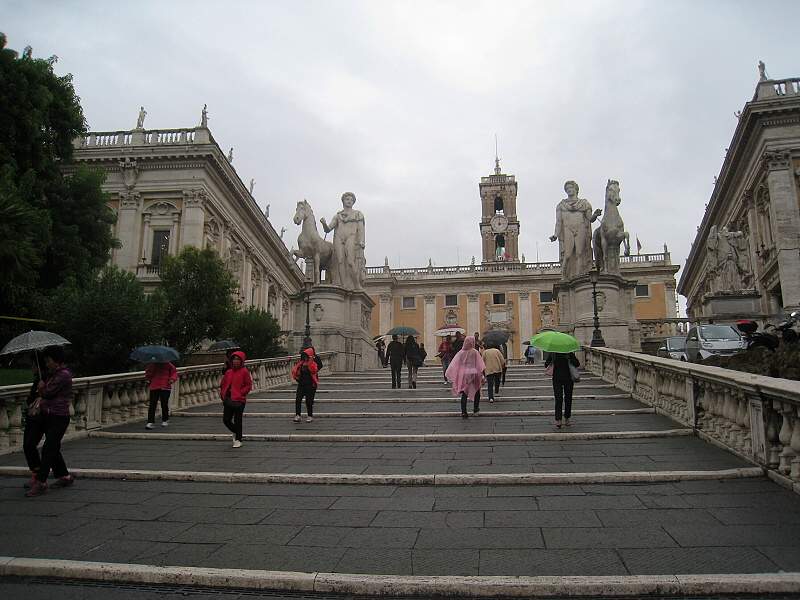 Michelangelove schody na Kapitol