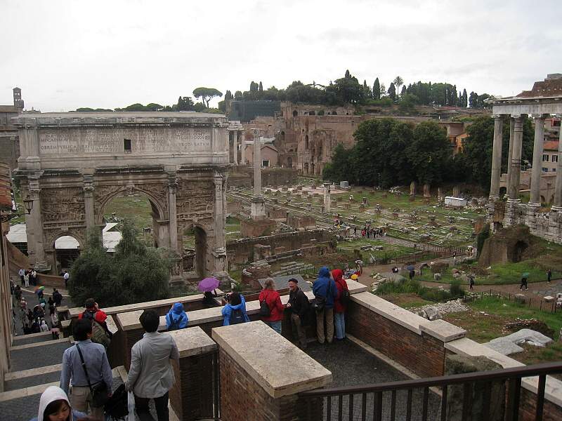 Forum Romanum od Kapitolu