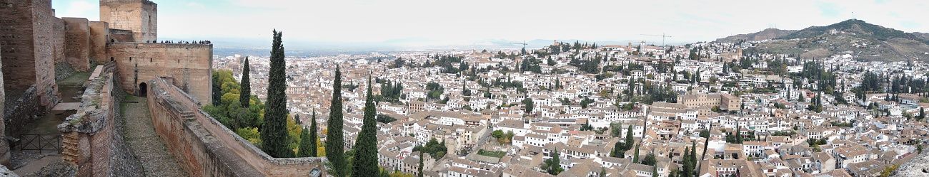 Granada - Albaicn z Alhambry