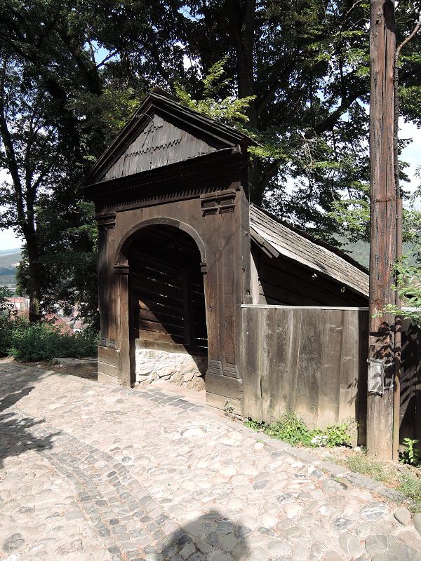 Vstup na Školské schody na kopci