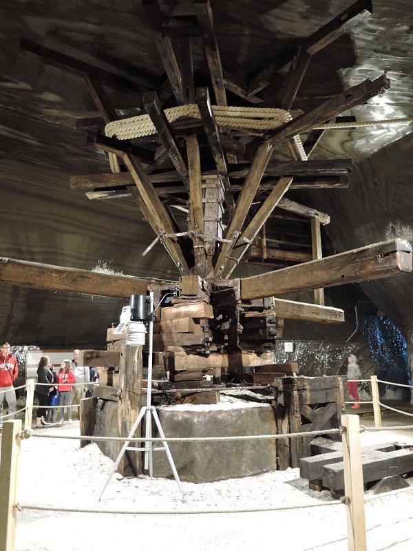 Salina Turda - staré ťažiace zariadenie