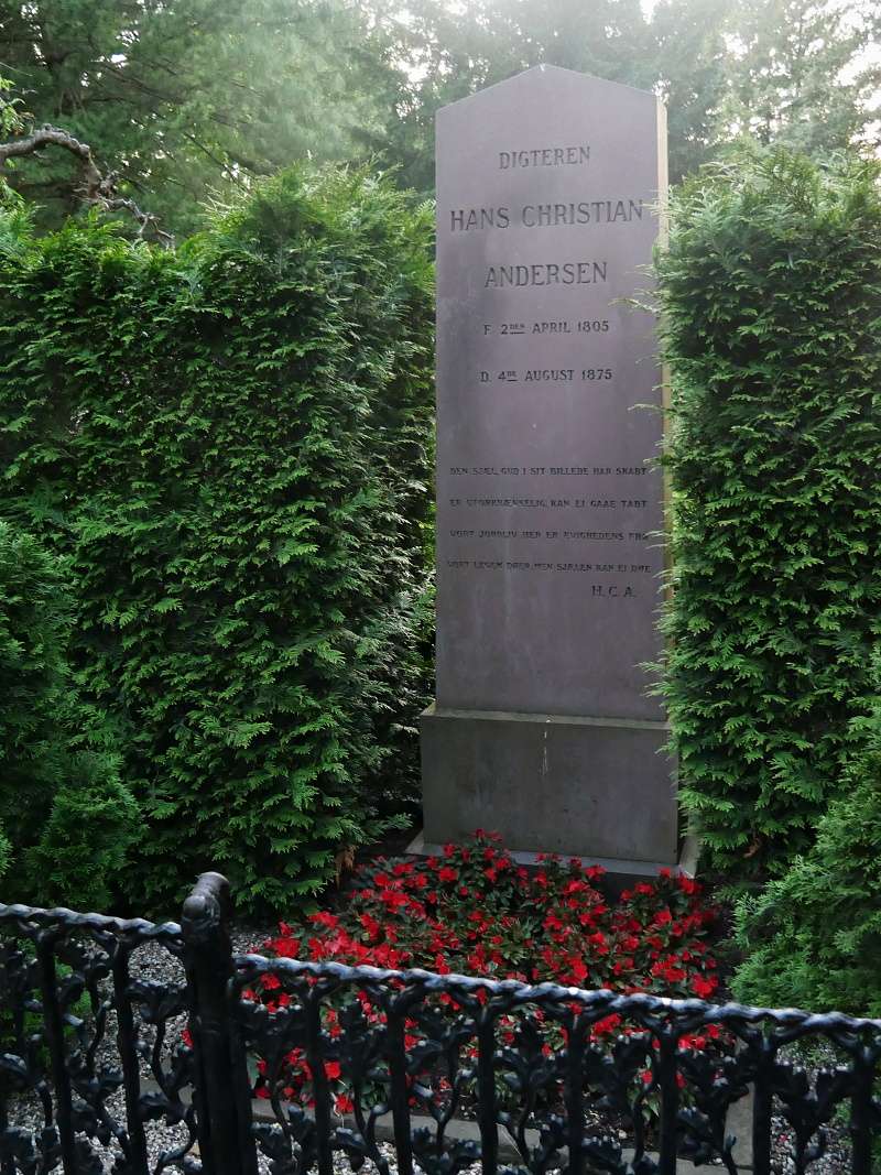 Assistens cintorn - hrob H. Ch. Andersena