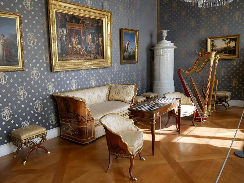 Palc Residenz - r. 1814, izby princezny Charlotty, dcry Maxa I Josefa Bavorskho
