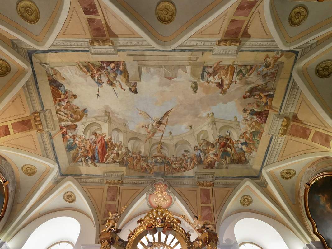Strahovsk kltor - strop Kapitulnej siene (1750 - 1753)