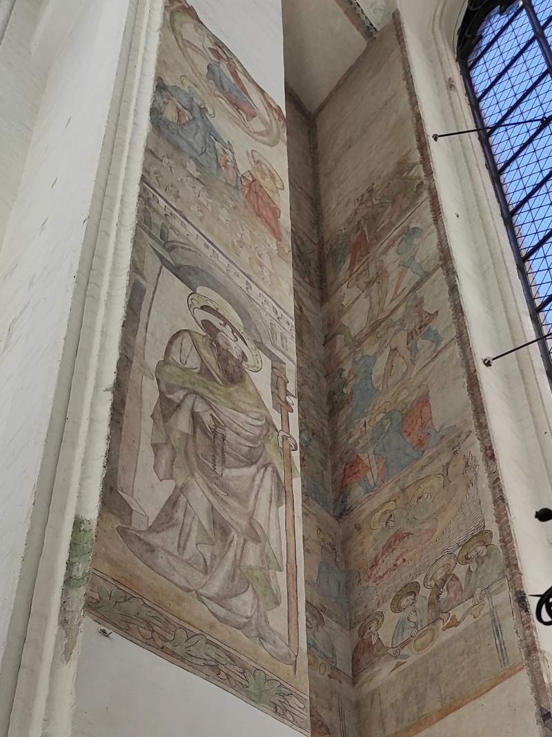 Marinska Bazilika - detail zachovanch fresiek