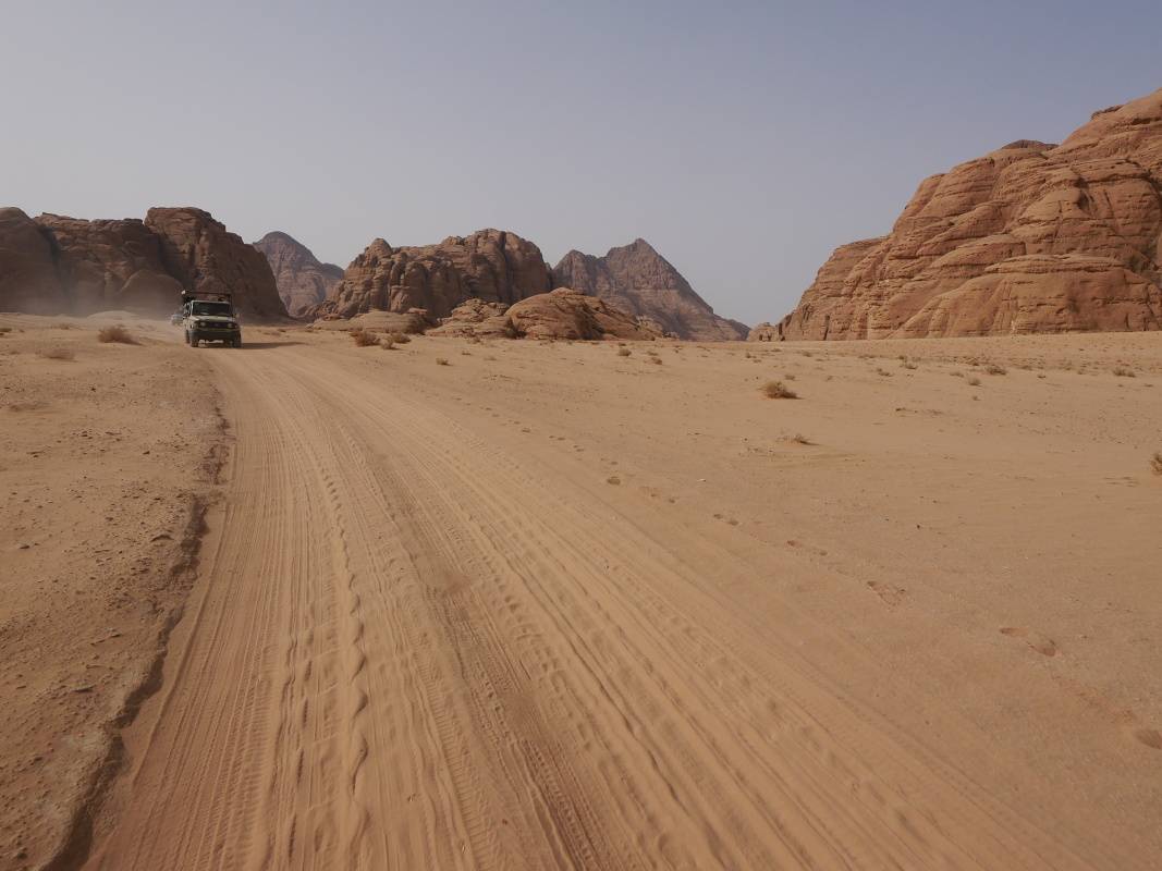 Cesta k Abu Khashaba kaňonu