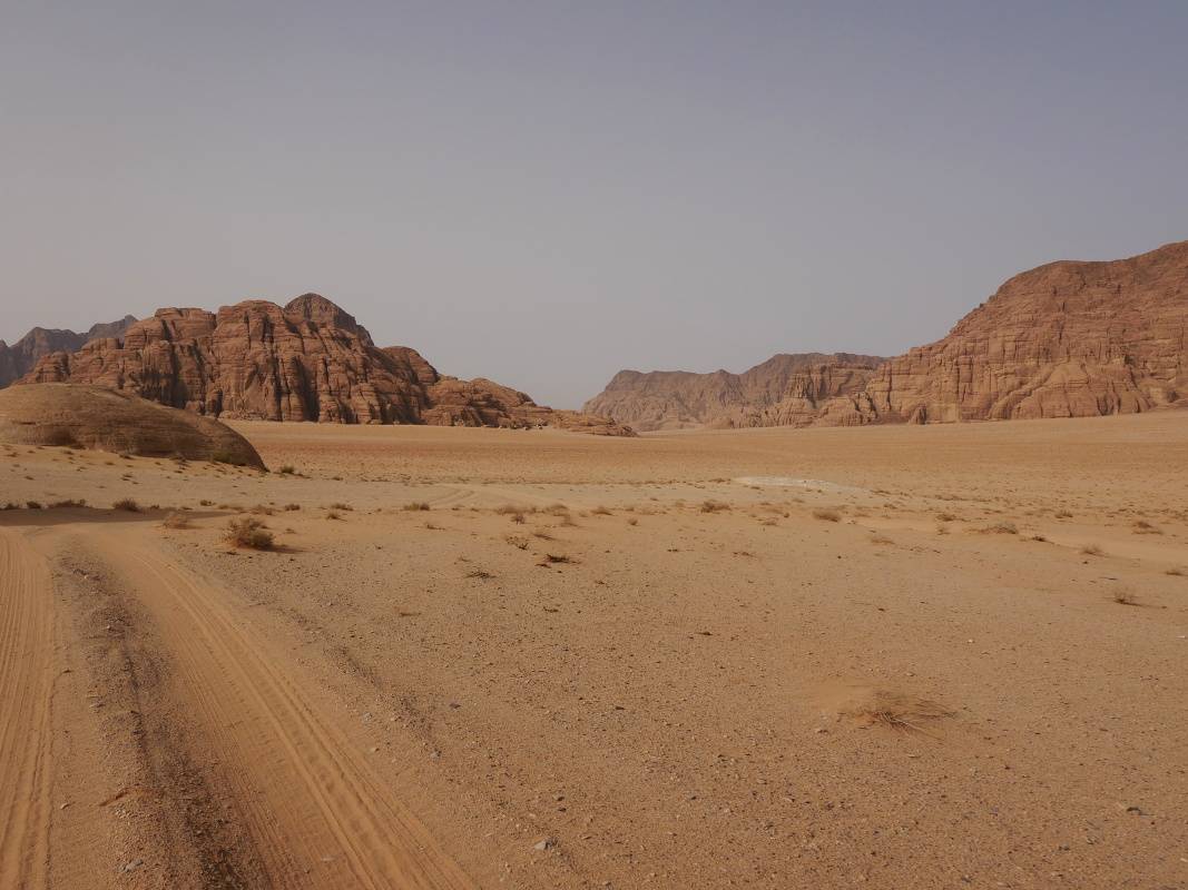 Cesta k Abu Khashaba kaňonu