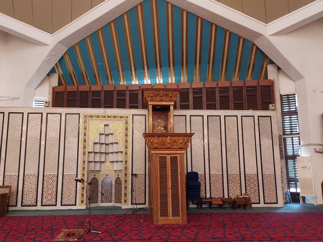 Modrá mešita - hlavná mešita - miesto pre imáma