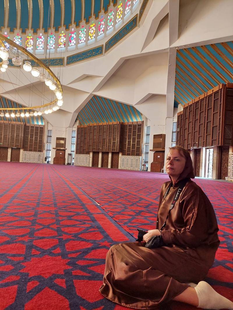 Modrá mešita - sedím a počúvam