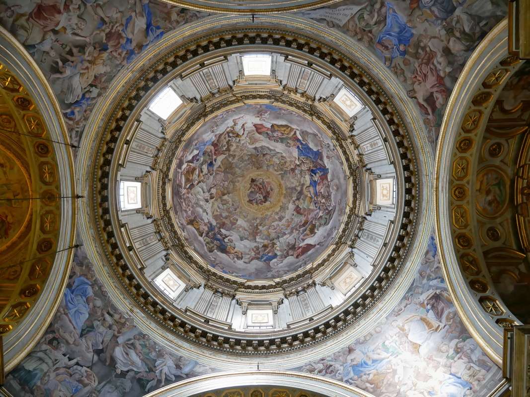 Neapolsk katedrla - kaplnka san Gennaro - strop
