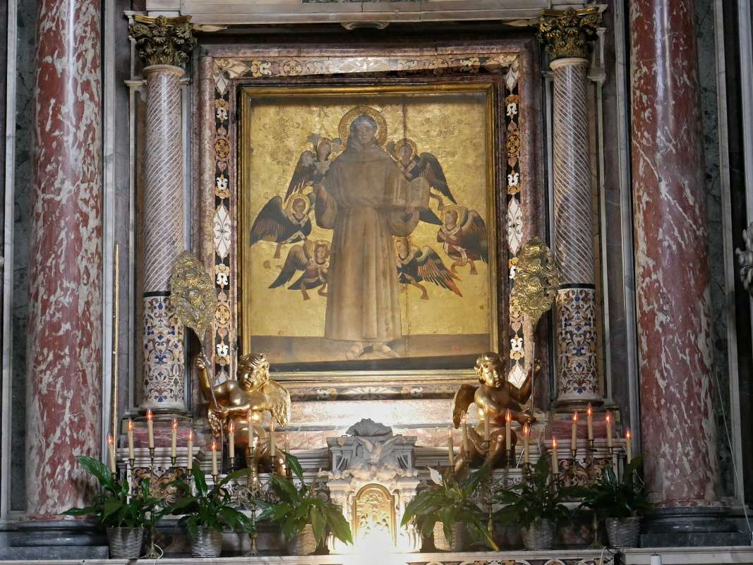 Kostol san Lorenzo Maggiore - bon oltr - zzran obraz sv. Antona Padunskeho