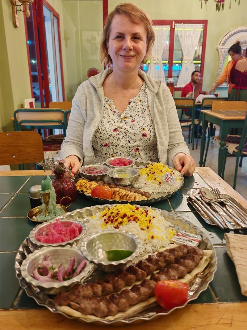 Famózny kebab v Shah Kabab
