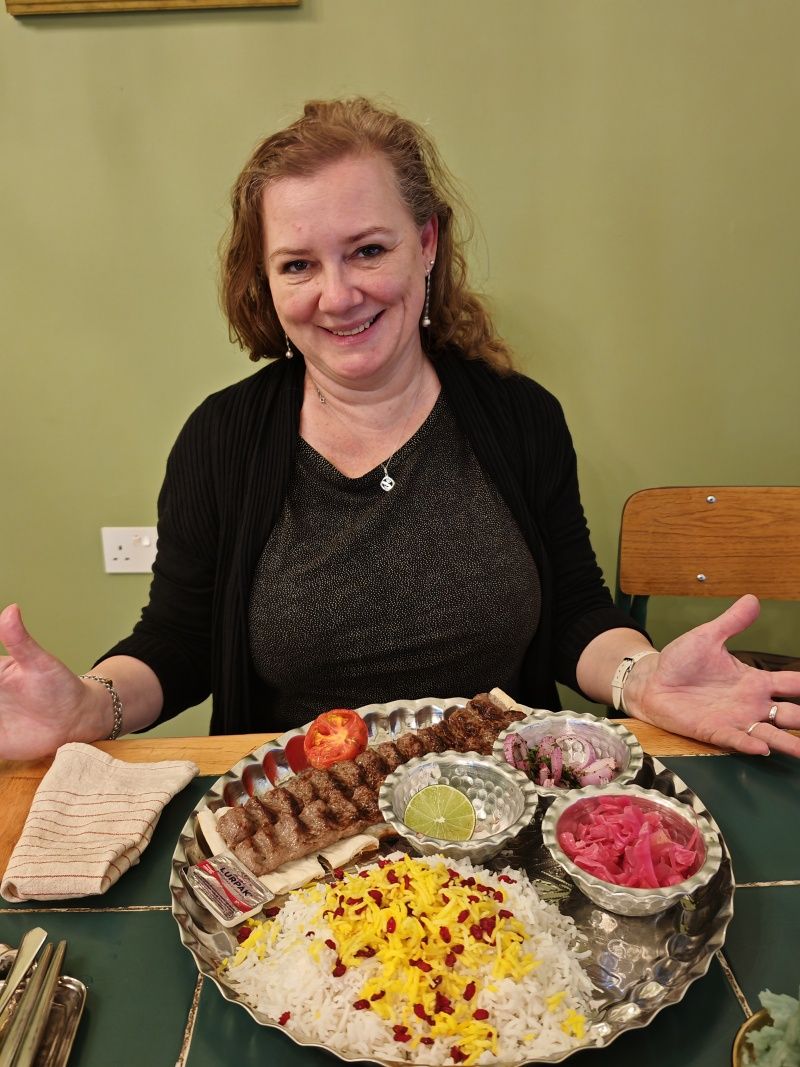 Famózny kebab v Shah Kabab