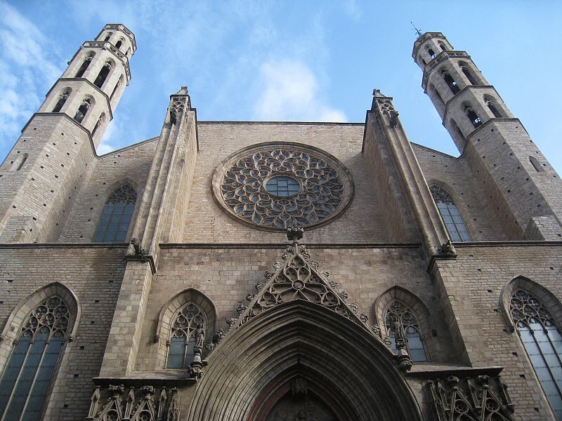 gotický kostolík Santa Maria del Mar