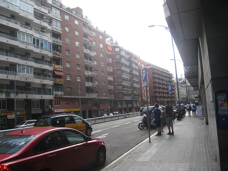 Klasická barcelonská ulica
