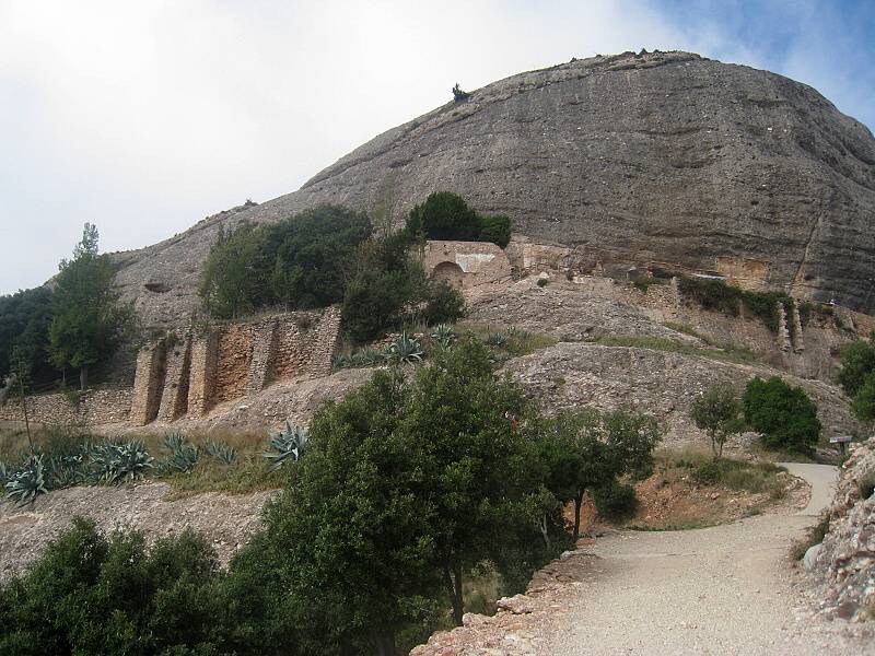Sant Onofre - príbytok v skalách