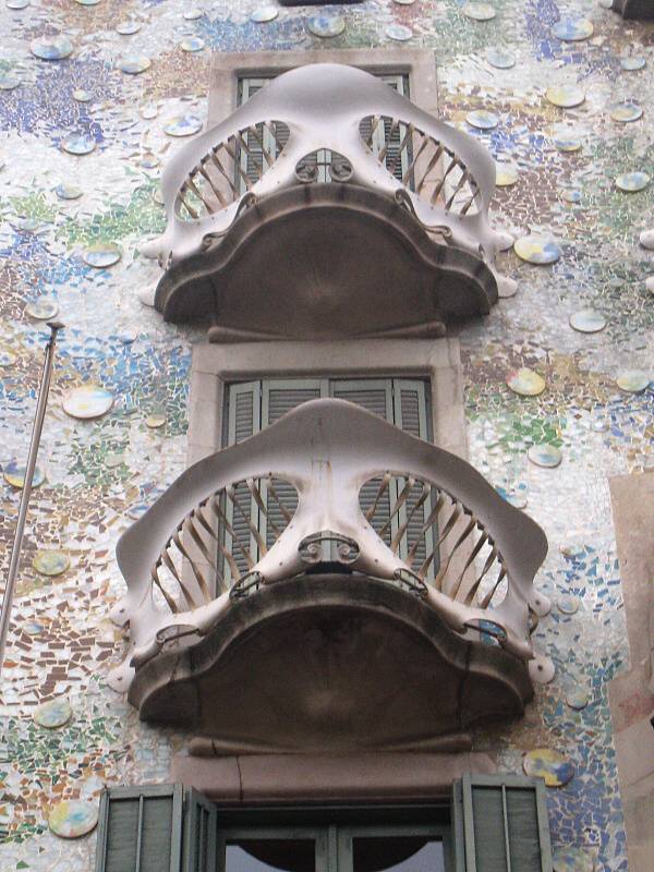 Casa Batló - lebky