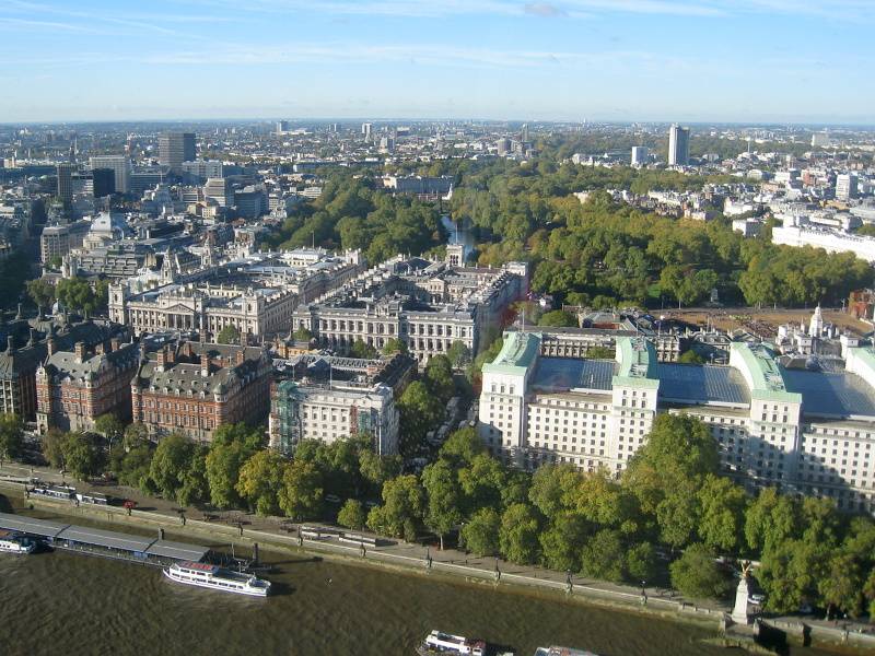 Whitehall z London Eye