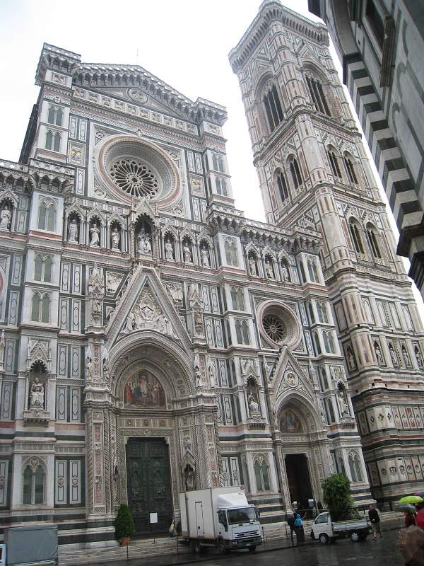 Bazilika Santa Maria del Fiore - fasáda