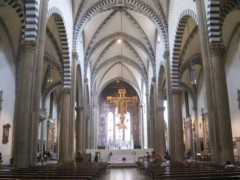Bazilika Santa Maria Novella - hlavná loď