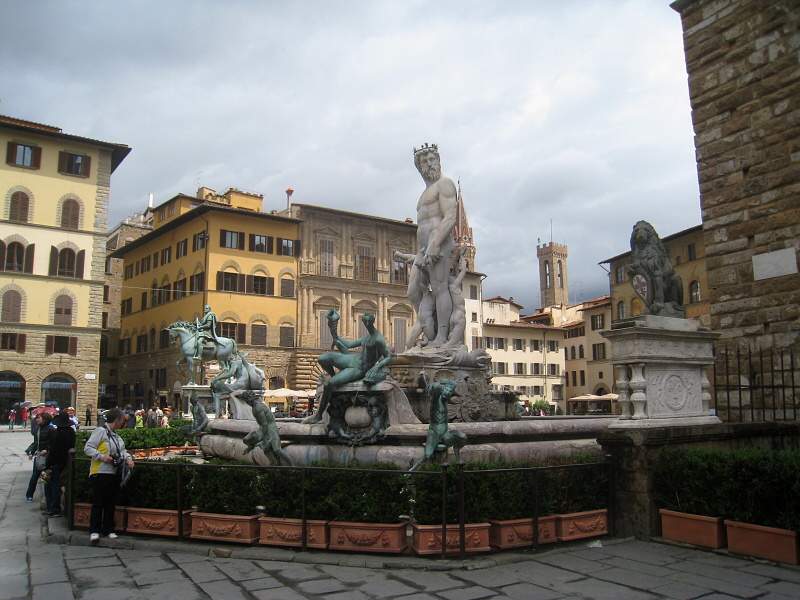 Piazza Signoria - Neptúnova fontána