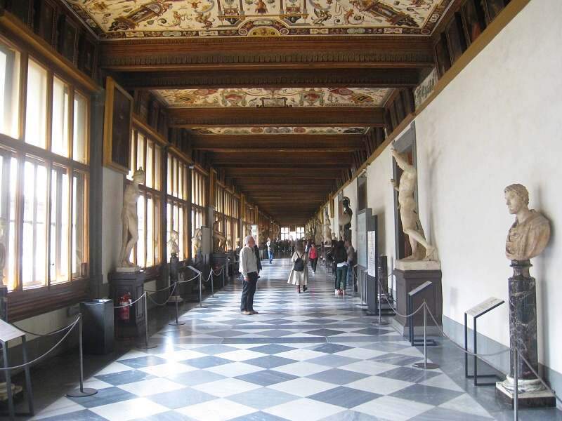 Uffizi - chodba