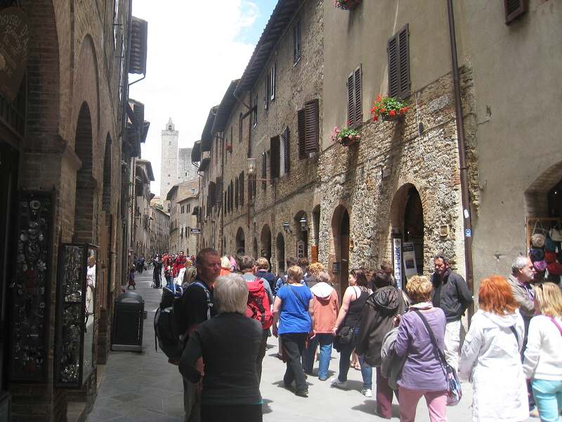 San Gimignano - kamenné uličky
