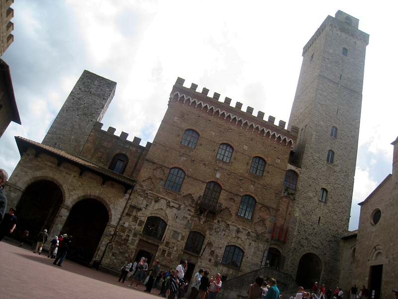 San Gimignano - Radnica s mestskou vežou