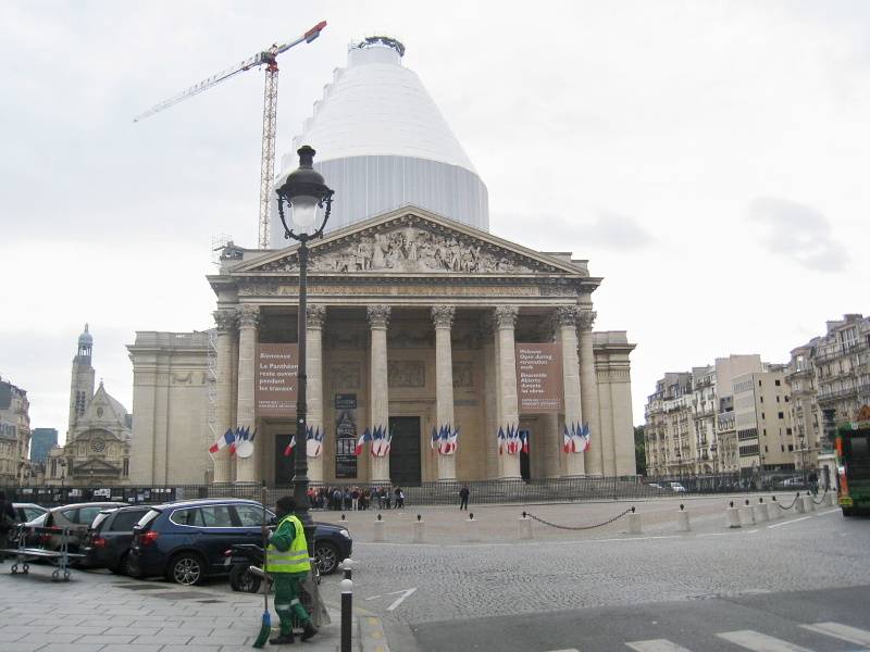 Parížsky Panthéon v rekonštrukcii
