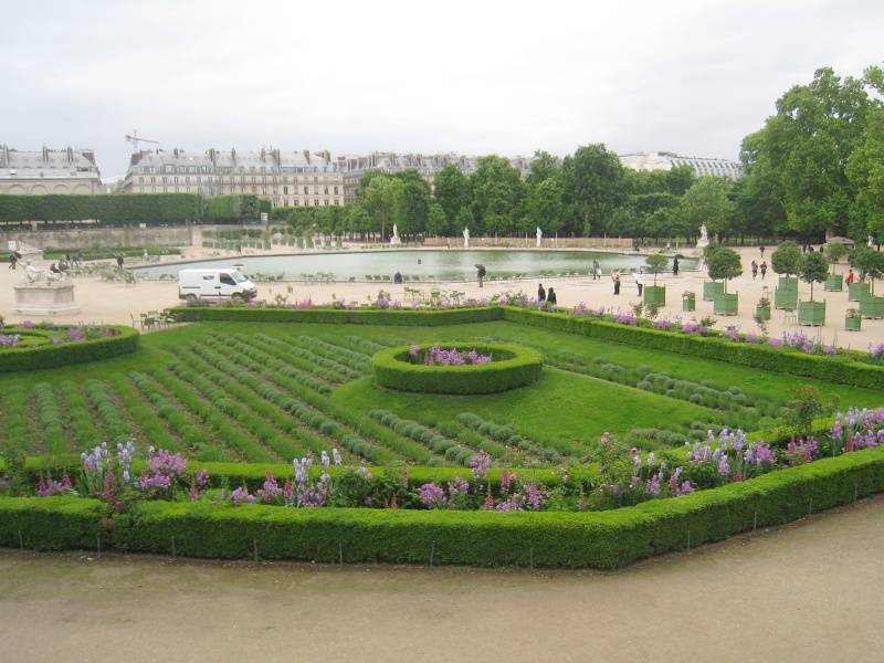 Tuilerijské záhrady od múzea Orangerie