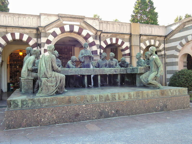 Cimitero Monumentale - hrobka r. Campari