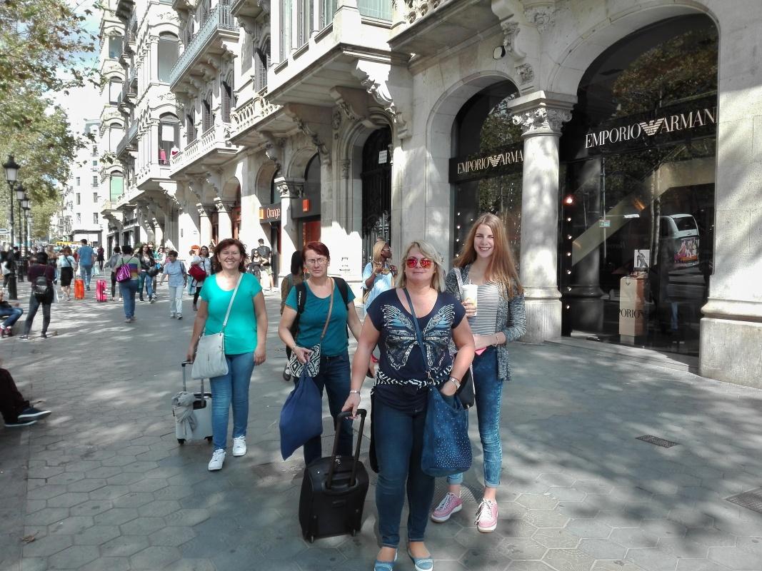Slovenské kočky na Passeig de Grácia