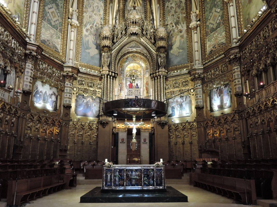 Kláštor Montserrat - kostol