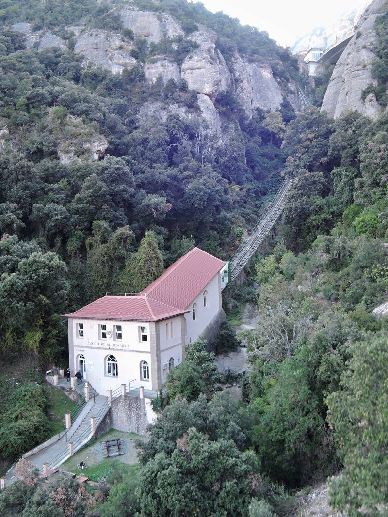 Dolná stanica lanovky Santa Cova