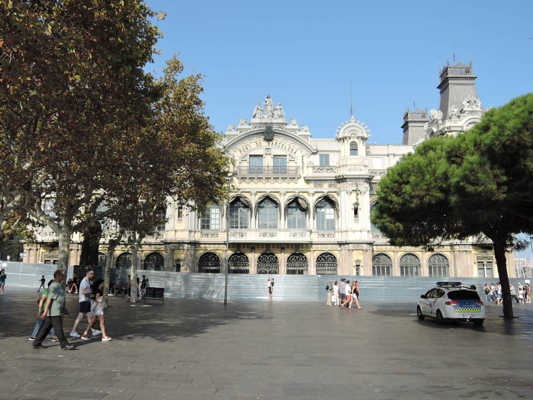 Historická budova barcelonského prístavu
