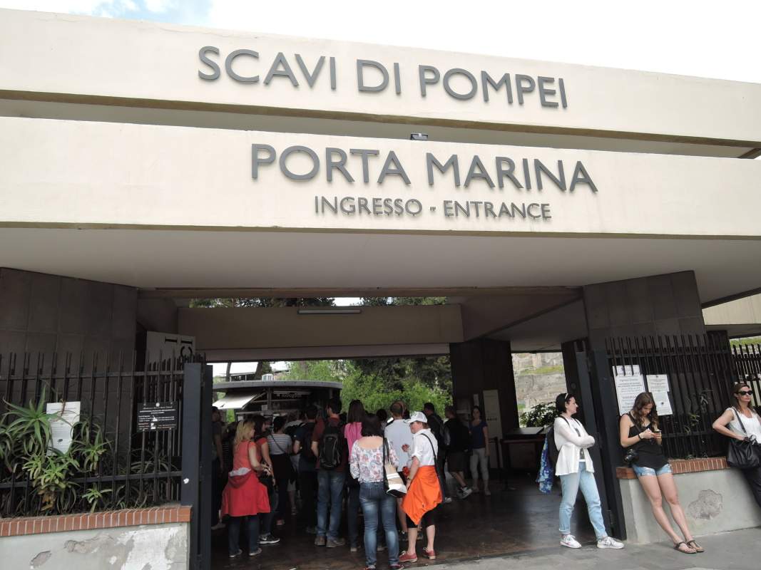 Archeologický park Pompeje - Vstup Porta Marina