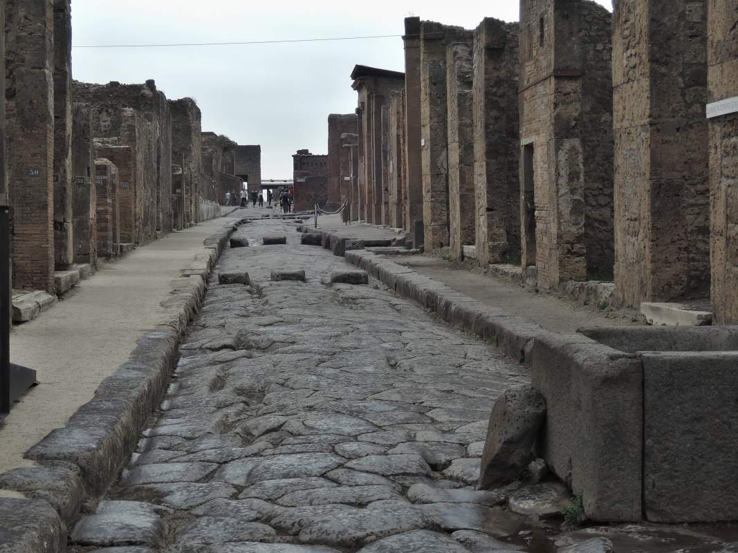 Pompeje - ulica
