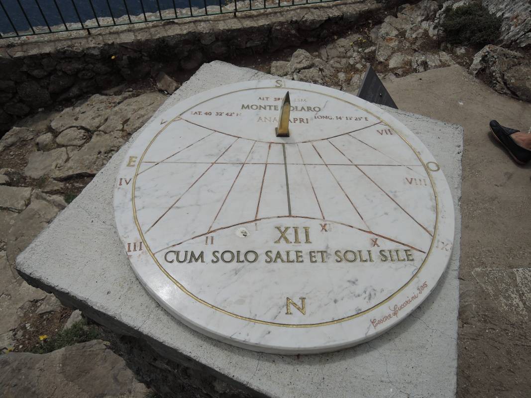 Monte Solaro - slnečné hodiny