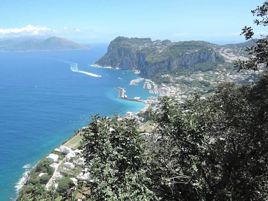 San Michele - výhľad na Marina Grande