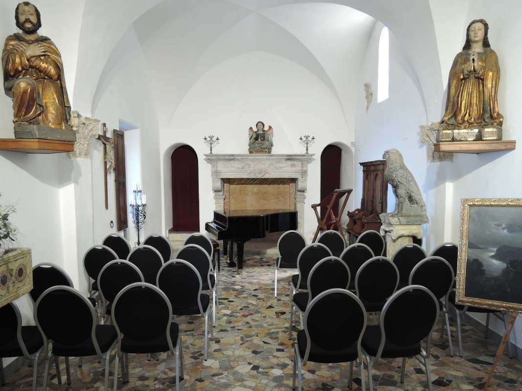 San Michele - kaplnka - niekedy knižnica, potom koncertná sieň