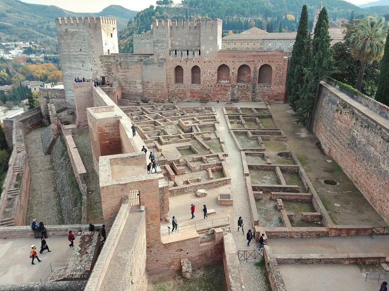 Alcazaba z veže Vela