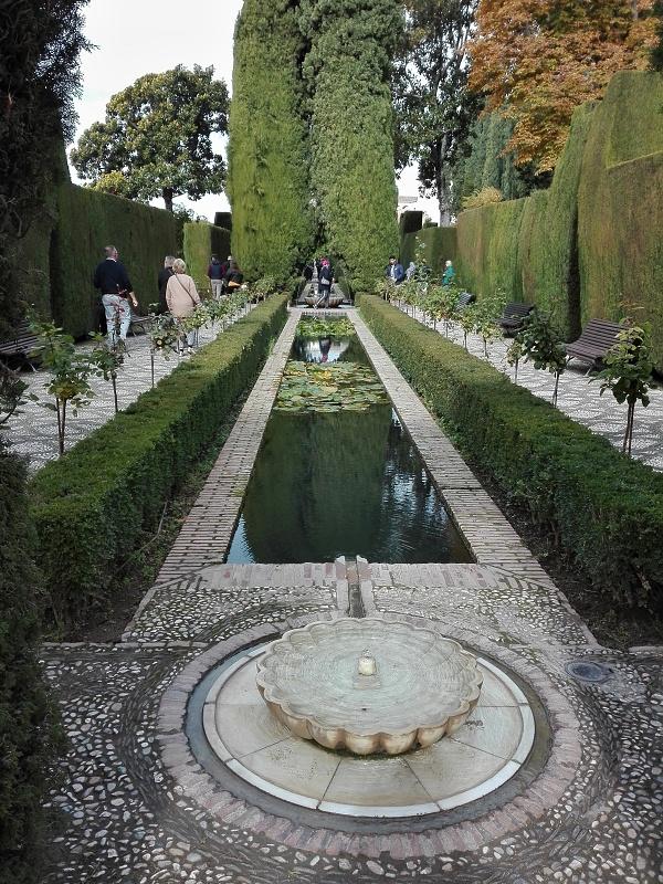 Generalife - Dolné záhrady