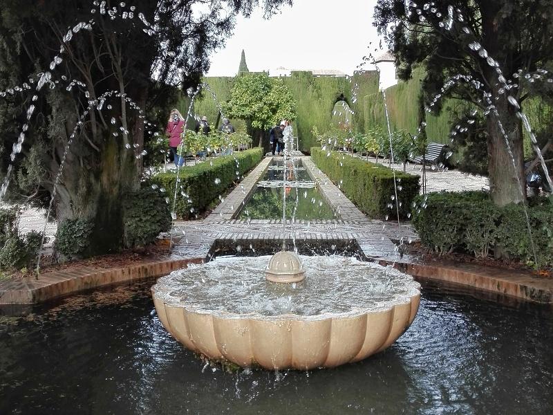 Generalife - Dolné záhrady