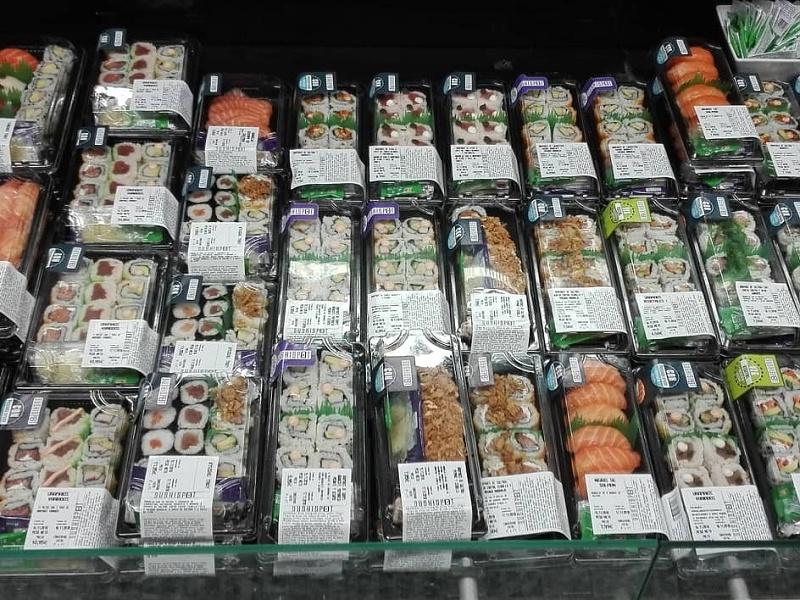Sushi v El Corte Inglés