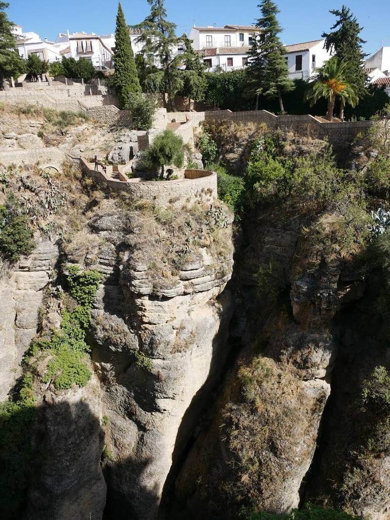 La Casa del Rey Moro - výhľad na záhrady Jardines de Cuenca