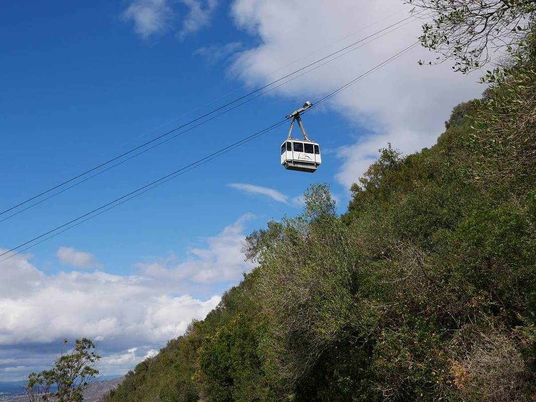 Križujeme lanovku na Skalu